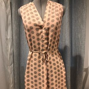 H&M pink sleeveless high low top